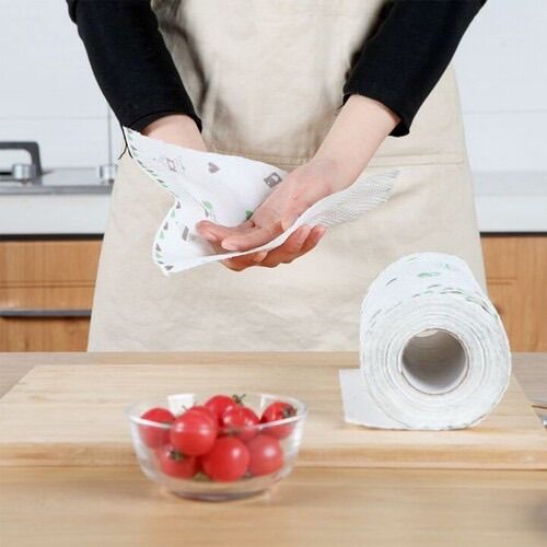 Cuộn Khăn Giấy Lau Bếp Đa Năng 25cm