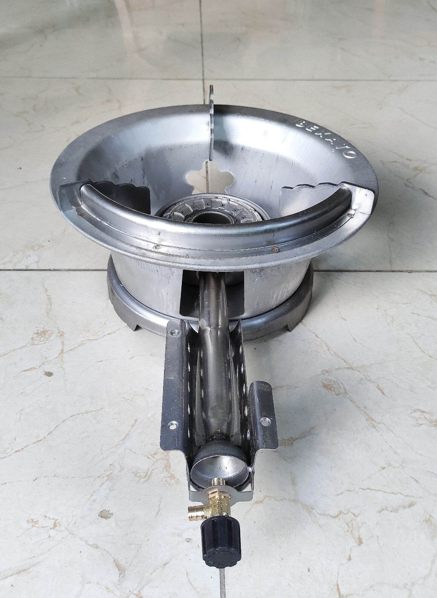 Bếp biogas đơn inox cỡ lớn bh 2năm