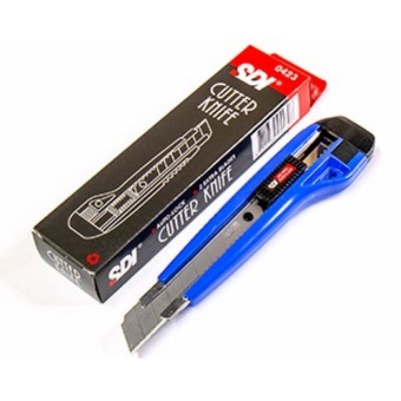 Dao Rọc Giấy SDI Siêu Bén, Cắt Ngọt (Tặng Kèm 1 Lưỡi Dao Trong thân Dao)
