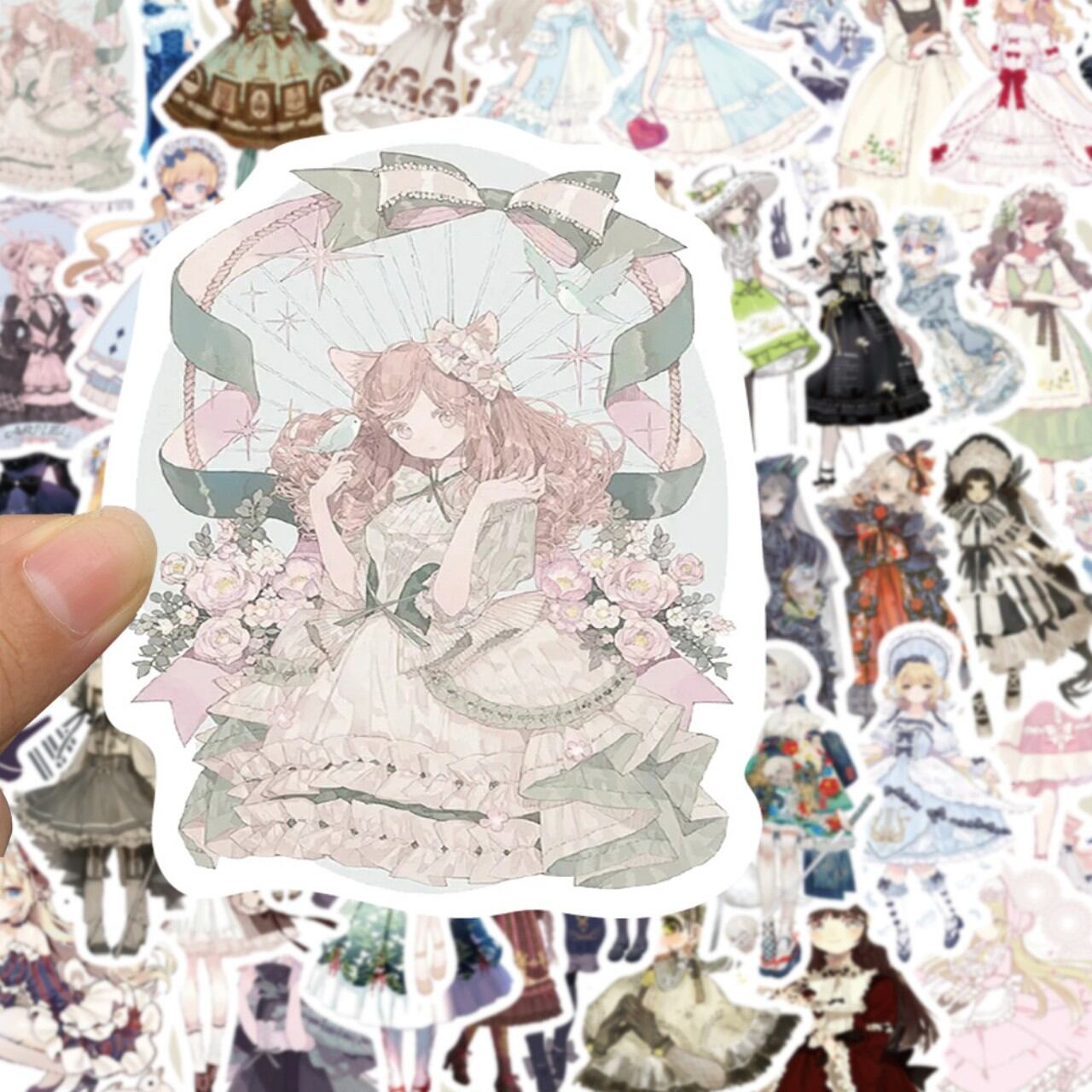 Set 50 miếng sticker hình dán chống nước