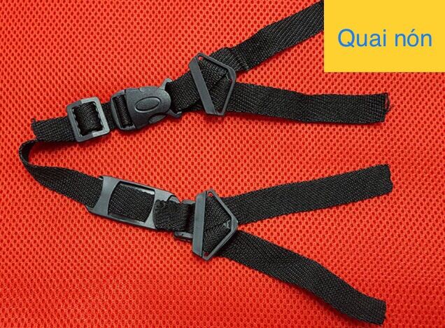Dây quai nón bảo hiểm NỬA ĐẦU ( gồm có đinh tán )