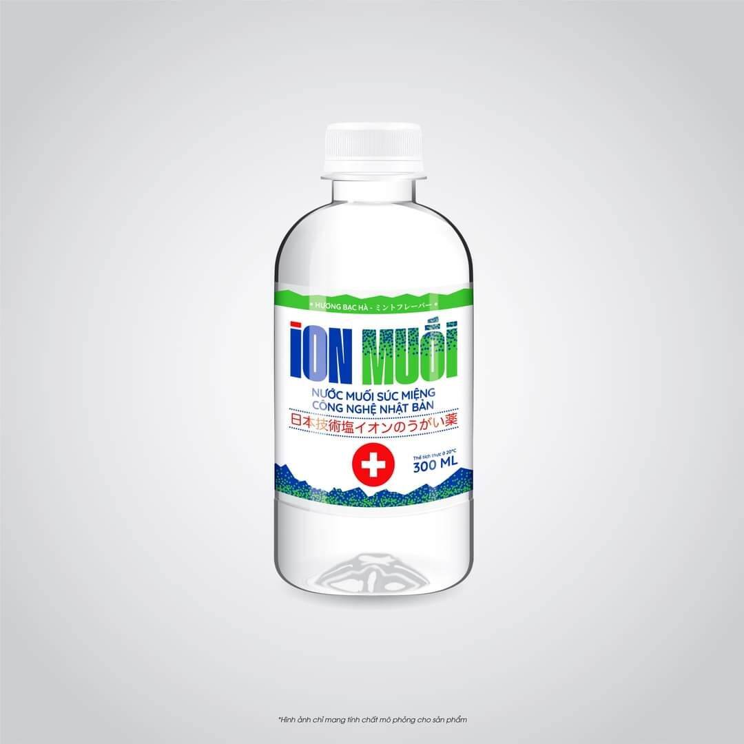 [Hcm] Nước Súc Miệng Ion Muối Hương Mint 300Ml