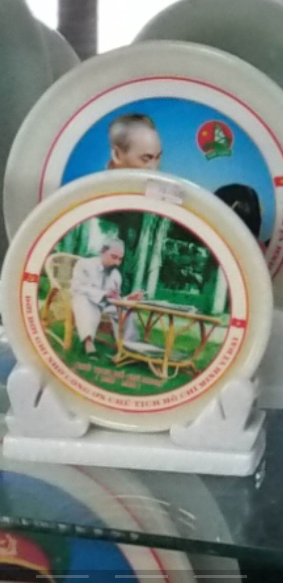 [Nhập RS0822 giảm 30k cho đơn 99k]Đĩa đá hình Bác Hồ