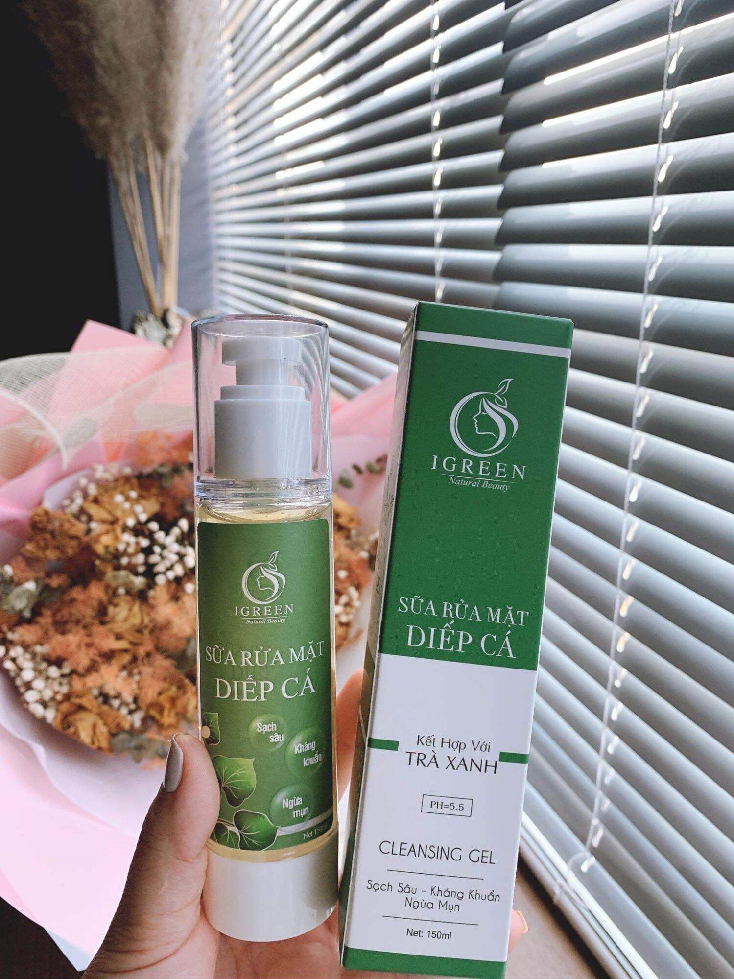 [DỊU NHẸ] SỮA RỬA MẶT DIẾP CÁ TRÀ XANH