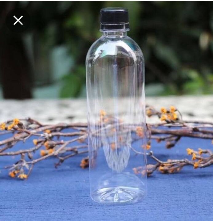 combo 10 chai nhựa tròn 500ml nắp đen