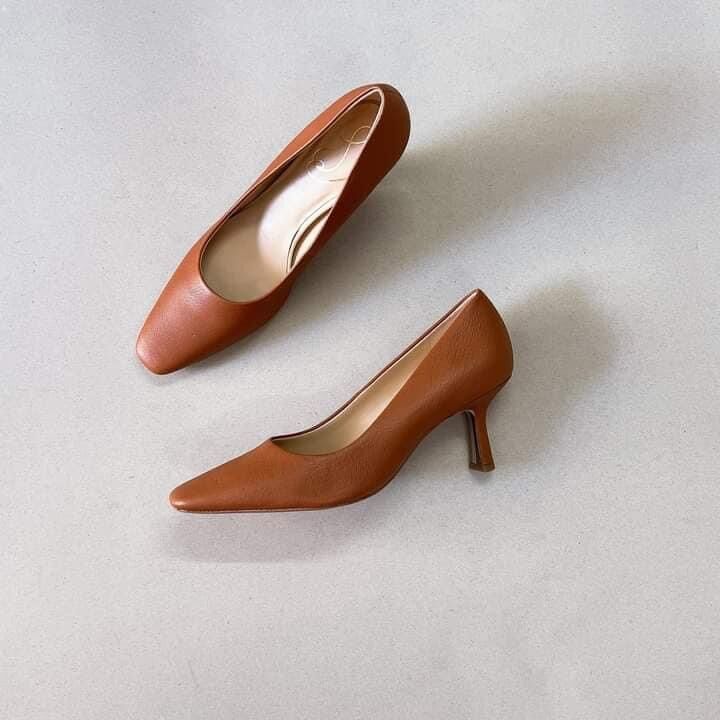 Giày cao gót hiệu Sam Edelman Chuẩn xuất, chất da thật
