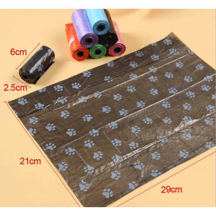 Túi Nilon Hốt Dọn Phân Chó Mèo Tiện Dụng - 1 Cuộn