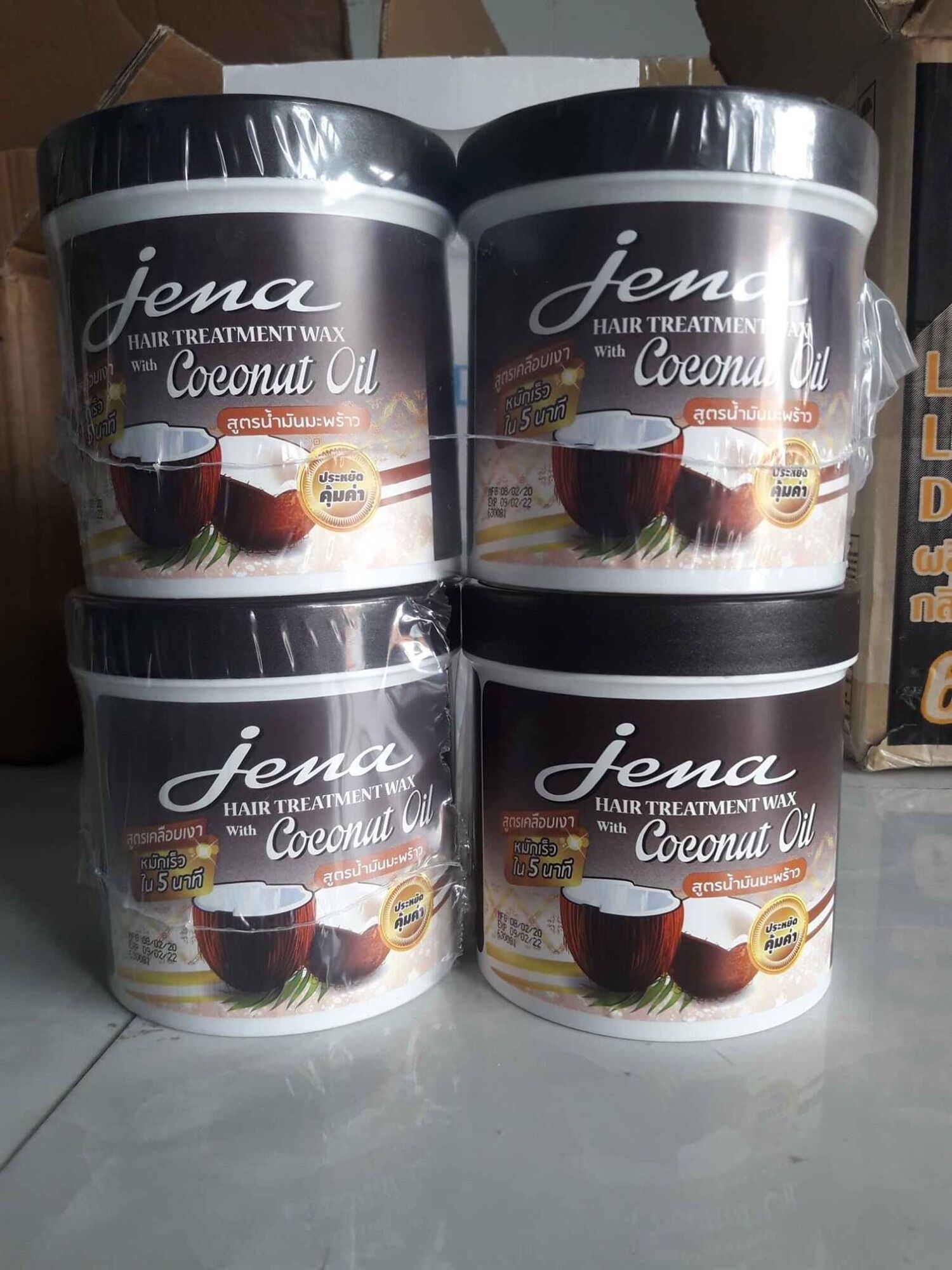 Kem ủ tóc dừa già Jena 500ml