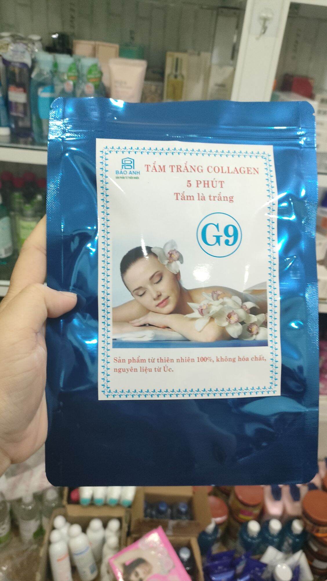 Tắm trắng lên tone 5p G9