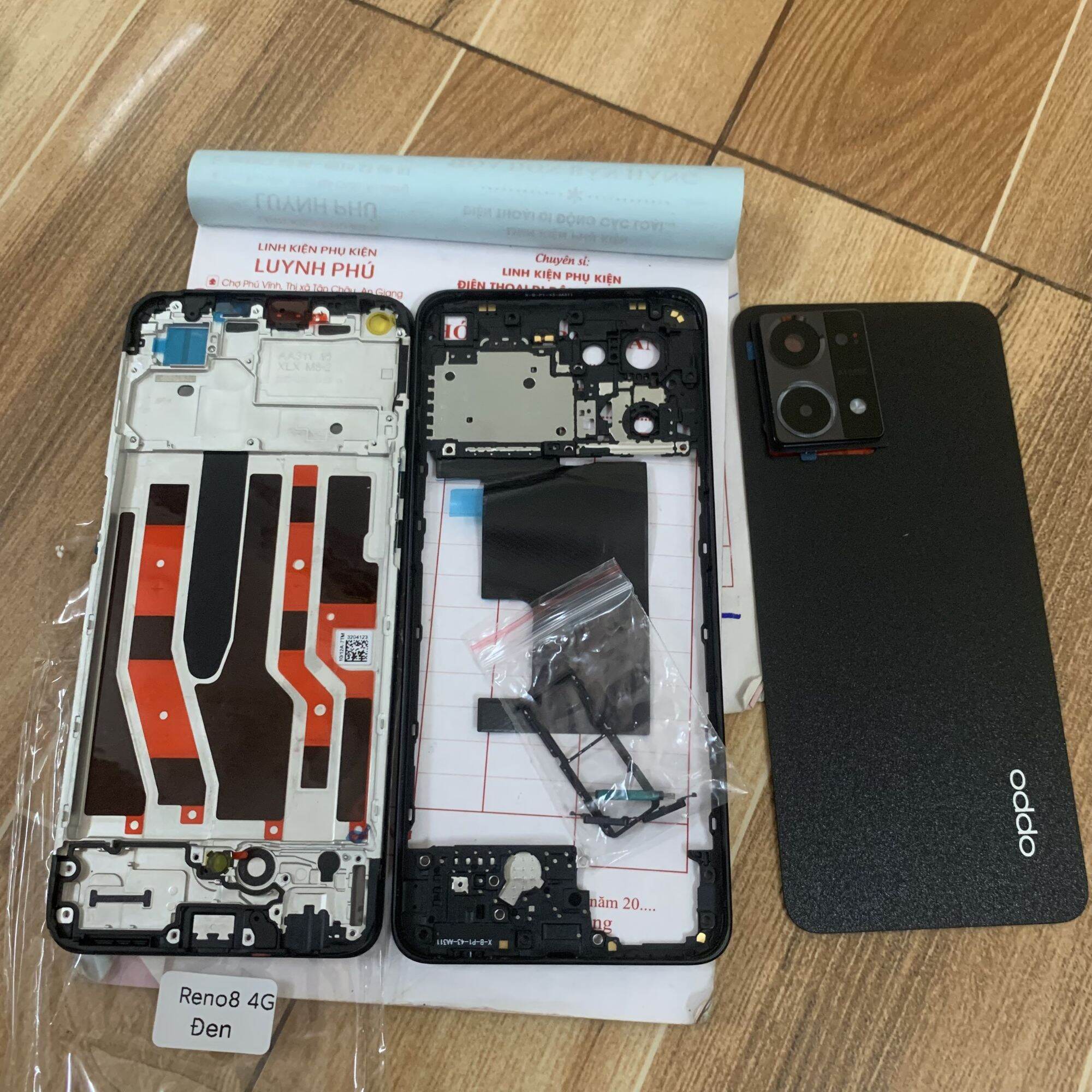 Vỏ oppo reno 8 4G có khay sim kính camera(ảnh thật)