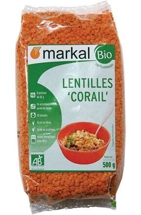(Tách lẻ 100g) Đậu lăng đỏ Markal