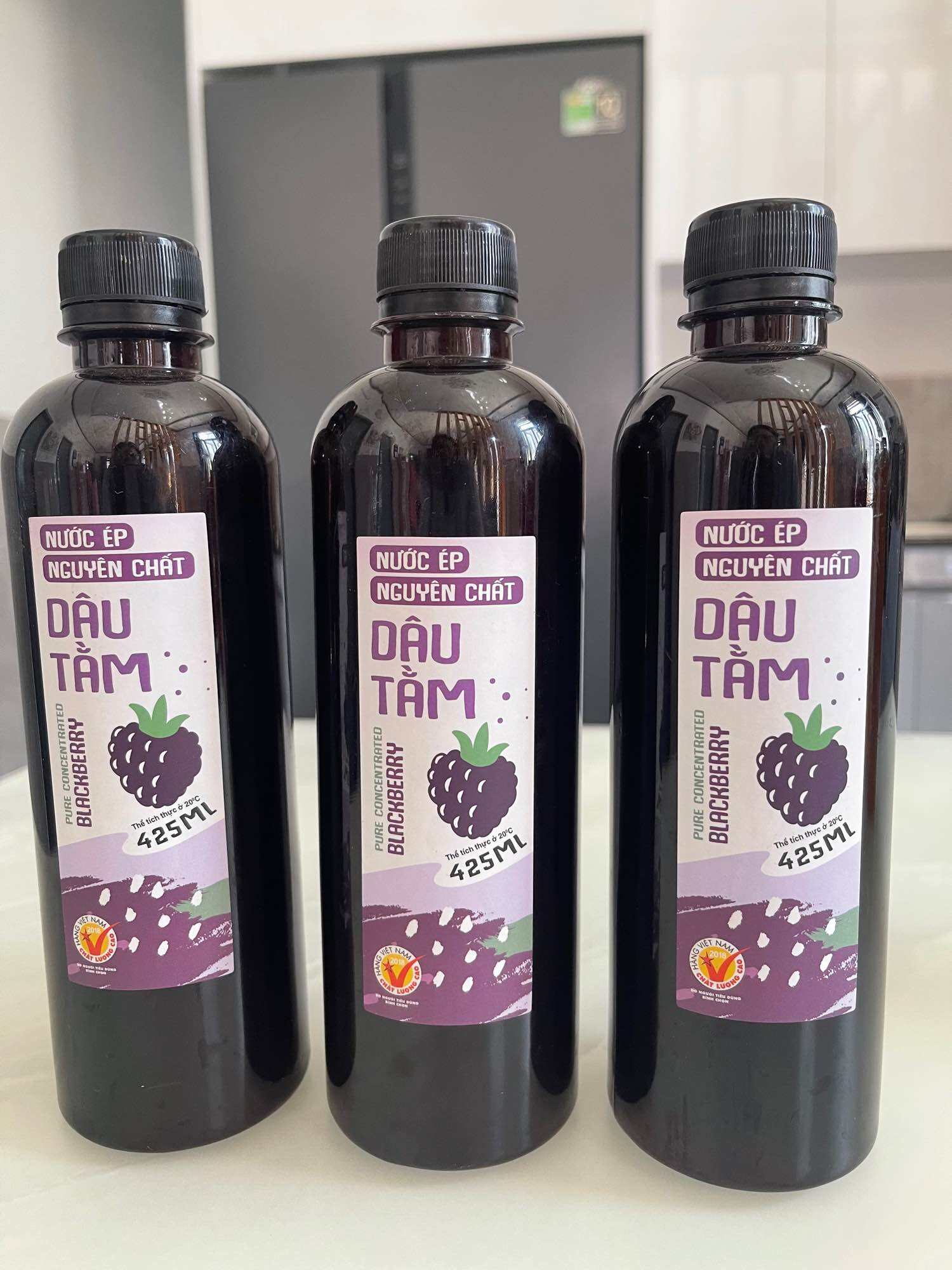 ( mua 2 tặng 1 ) Nước Cốt Dâu Tằm Tươi 425 ml Đặc Sản Đà Lạt siro syrup mulberries