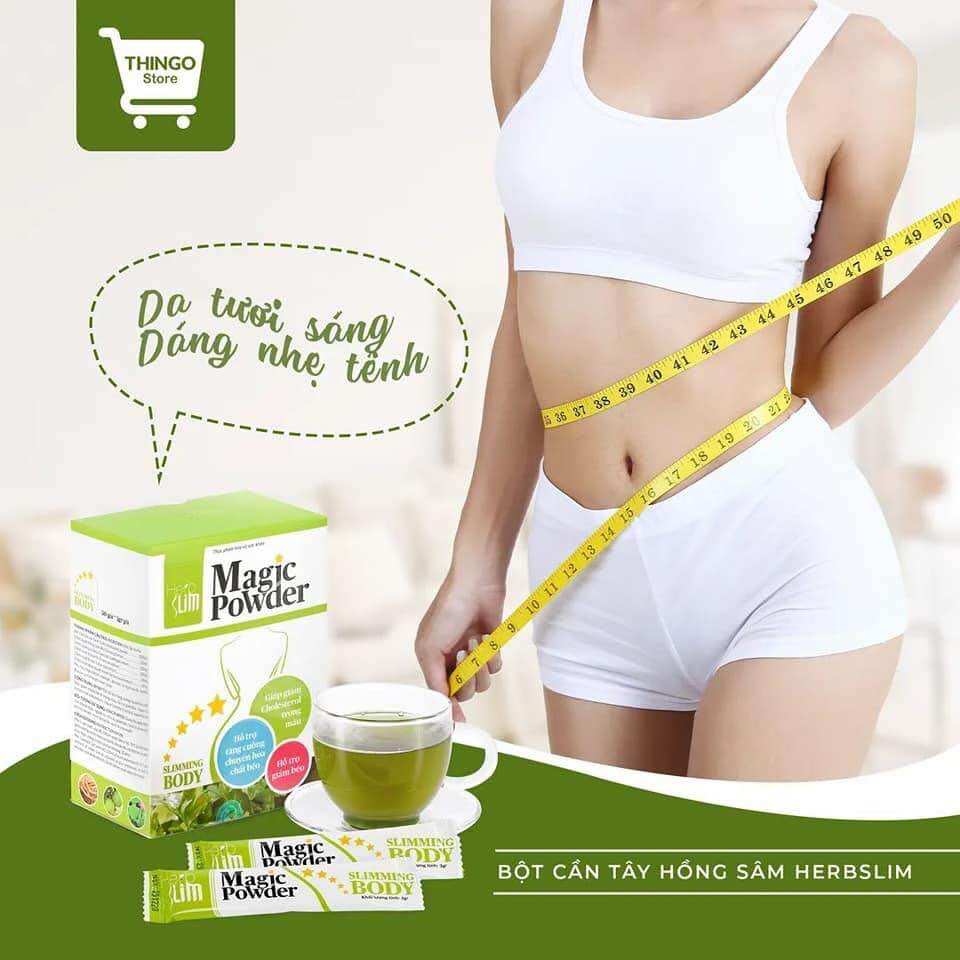 Bột cần Tây Hồng sâm Herbslim magic powder