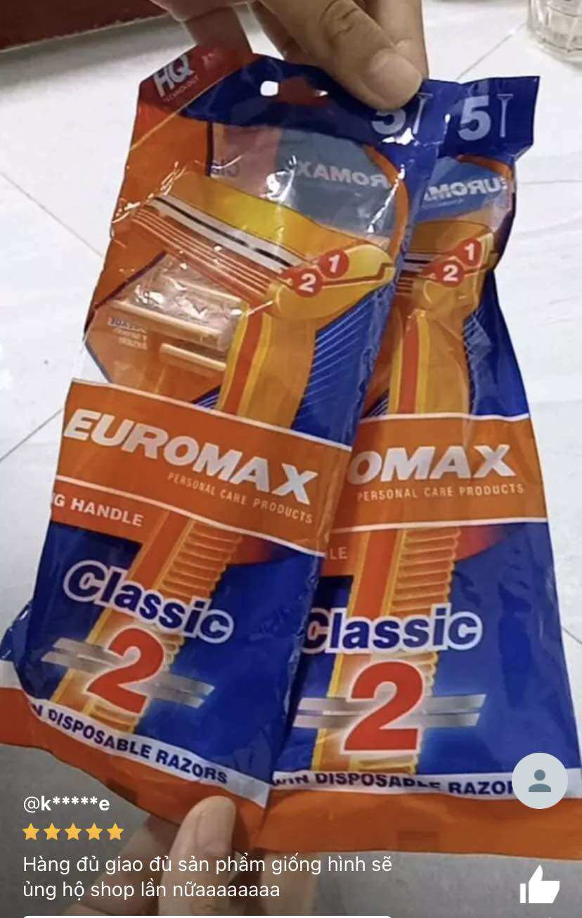 🔥Combo 10 cây CẠO RÂU 2 Lưỡi siêu Bén