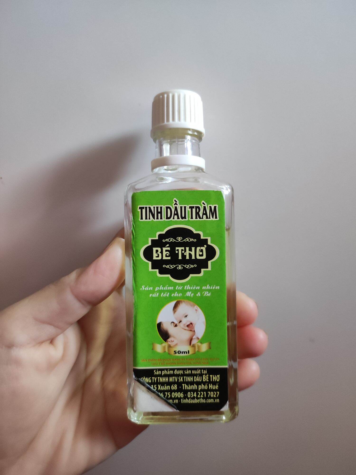 Combo 2 chai Dầu tràm Bé Thơ - Dầu tràm xứ Huế nhiều công dụng, combo 2 chai 50ml