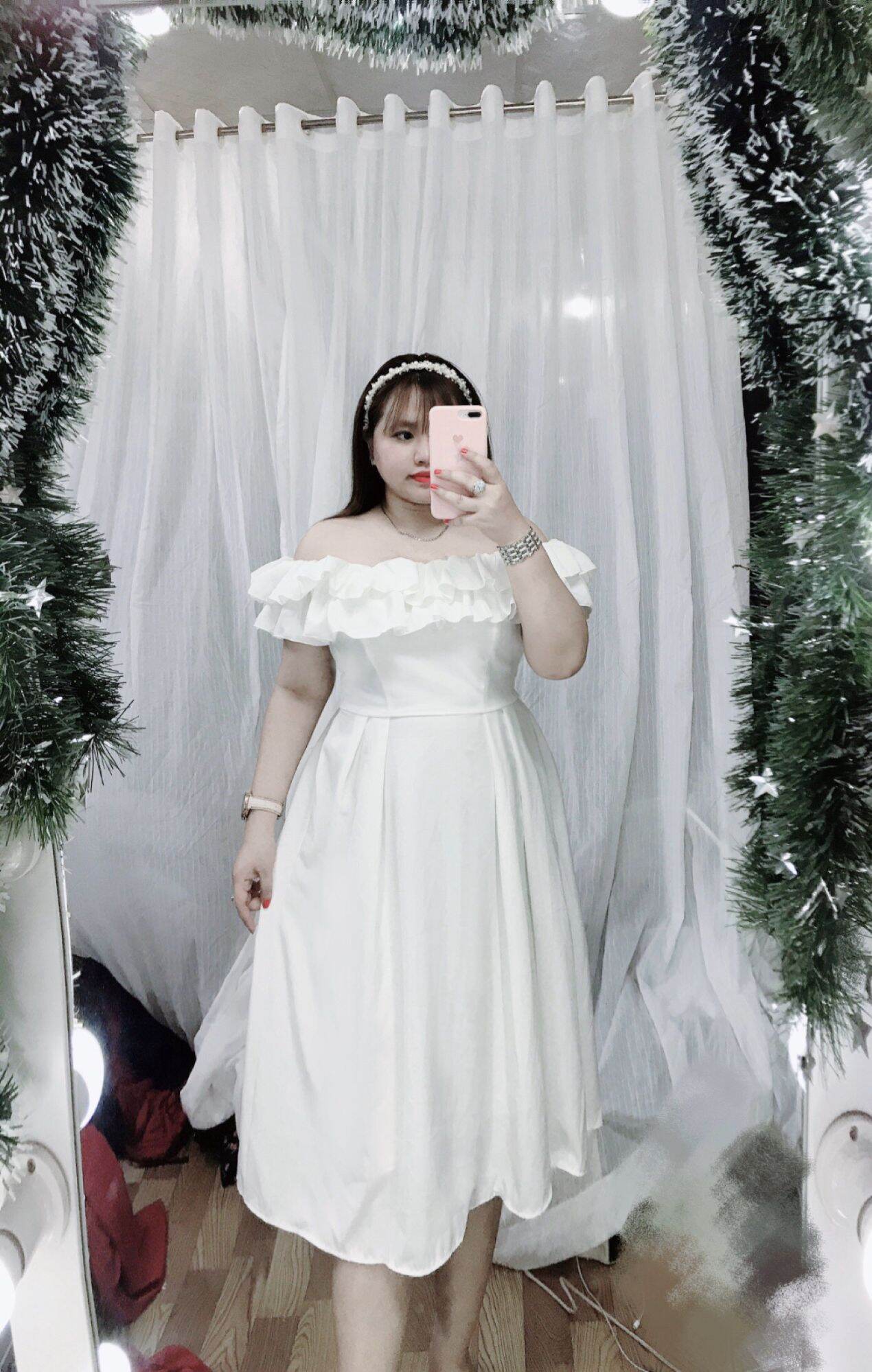 Đầm Trễ vai đi tiệc