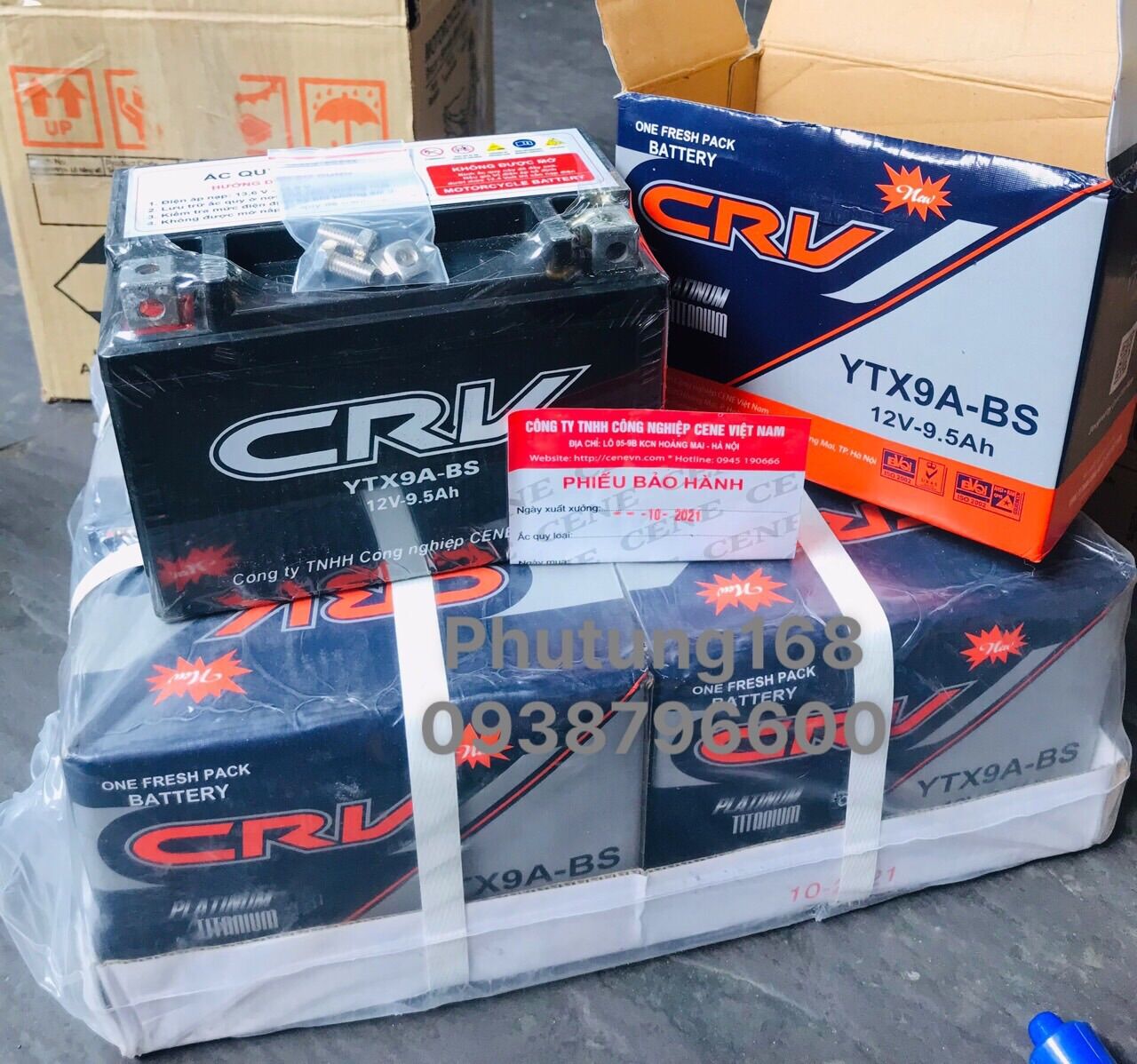 Bình acquy crv ytx9a 12v9,5a dành cho xe atila mới