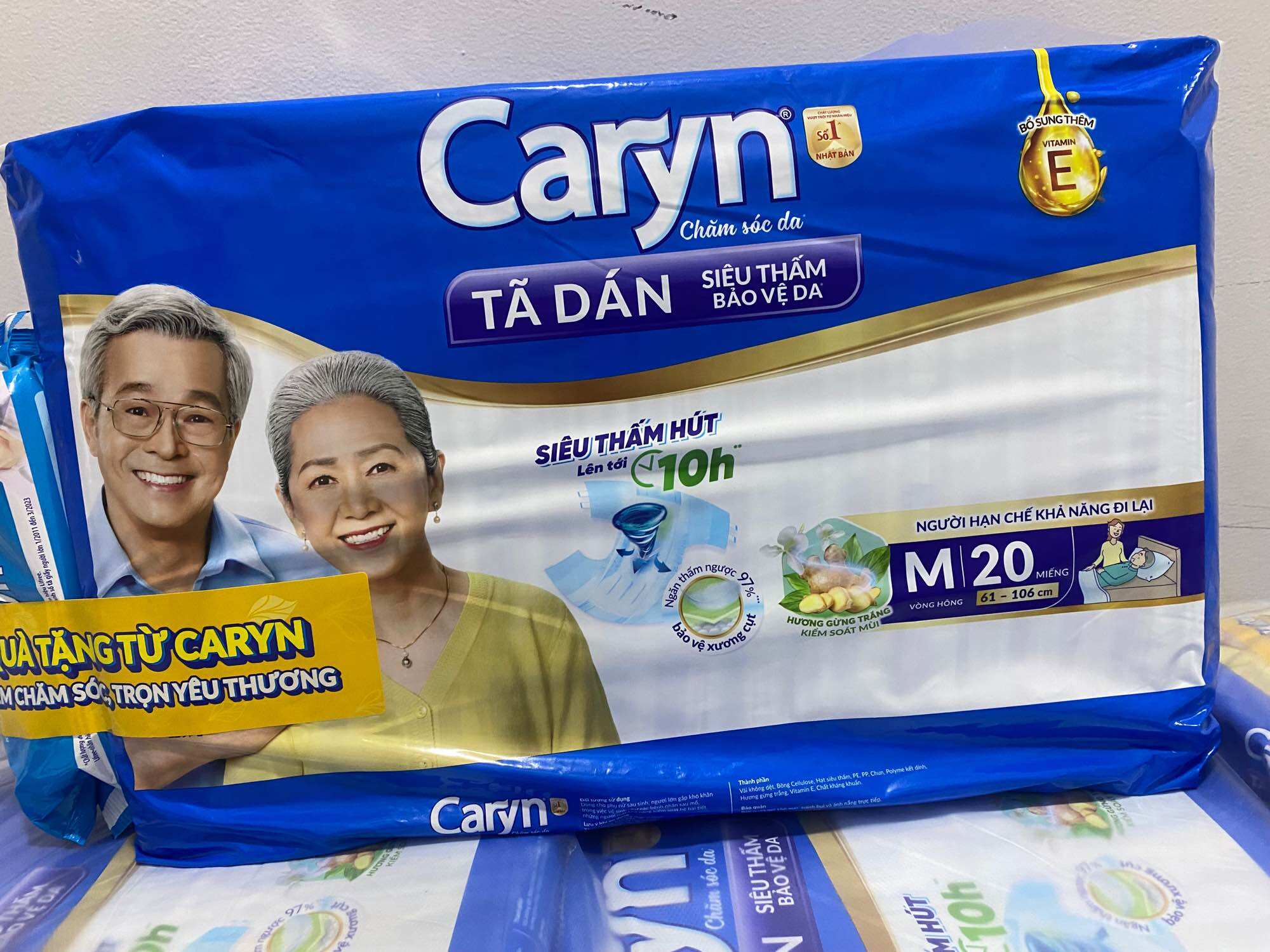 Tã dán caryn /tã người già caryn size M20