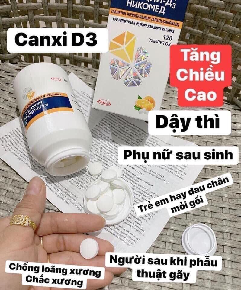Canxi D3 của Nga 120 viên