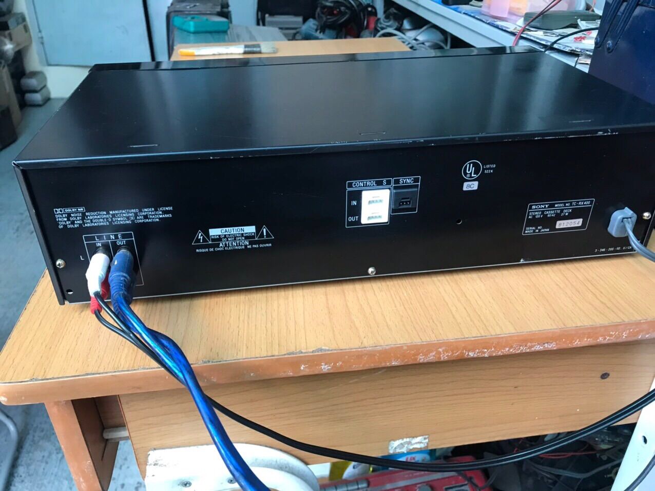 Đầu cassette DECK SONY CT-RX400 công xuất 27w