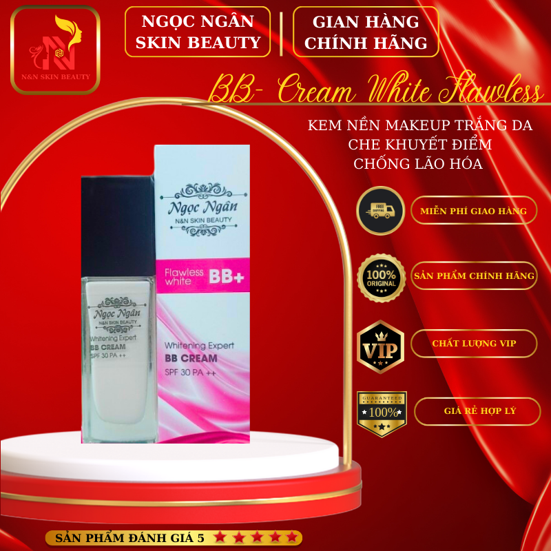 Kem nền bb cream che khuyết điểm dưỡng trắng