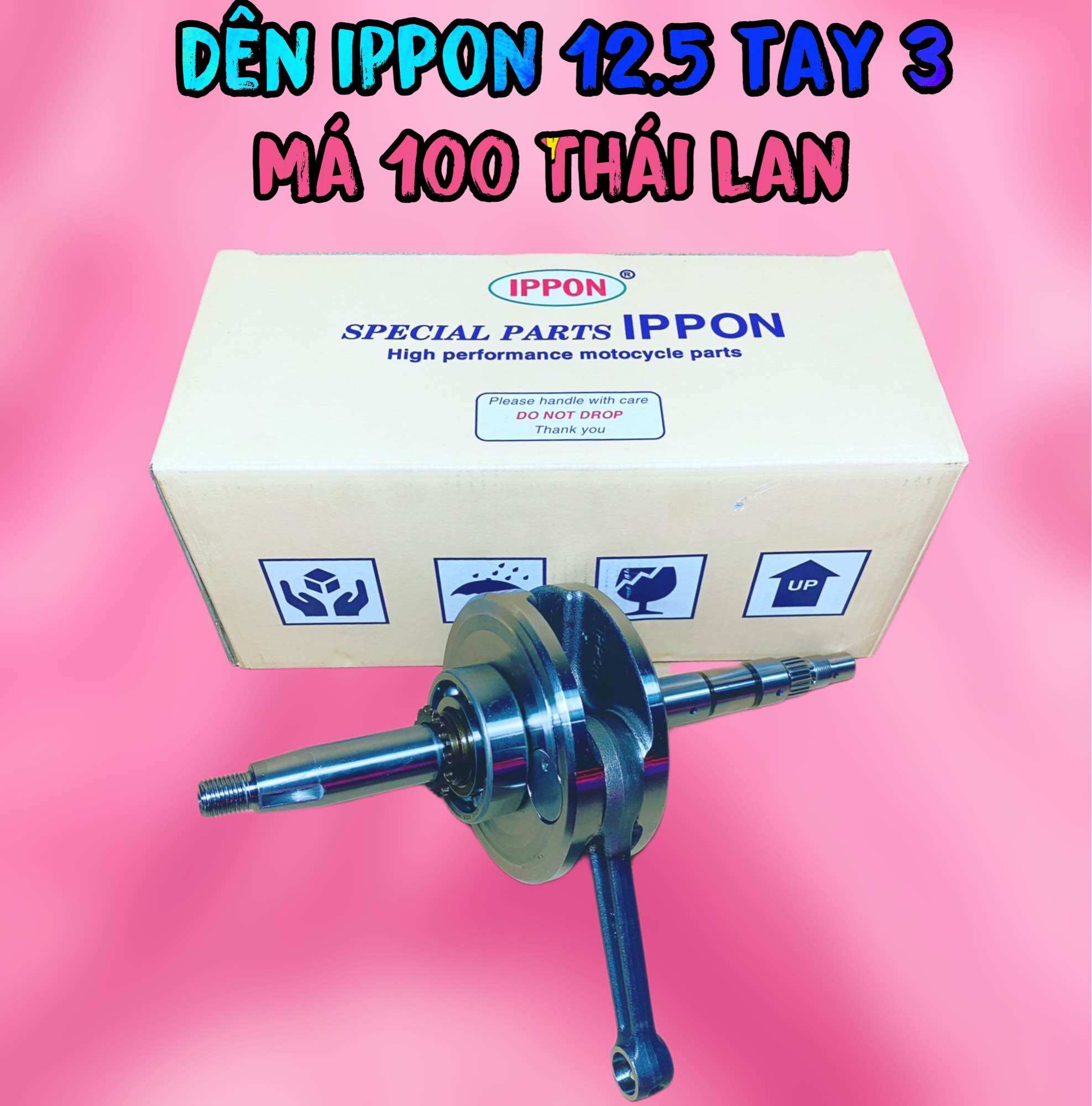 Dên đôn ippon 12.5 tay 3 má 100 Thái Lan