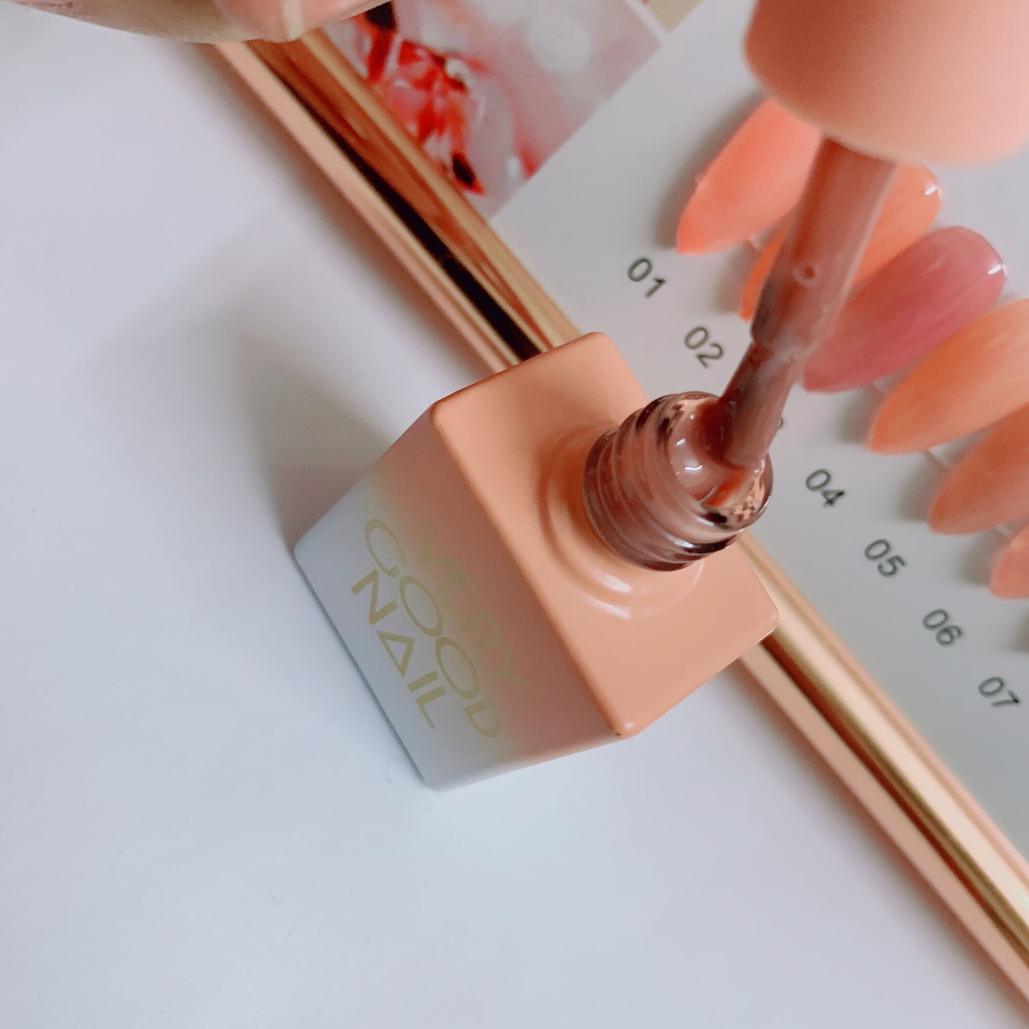 Sơn thạch very good nail 9 màu ( tặng bảng màu) (chai màu hồng)