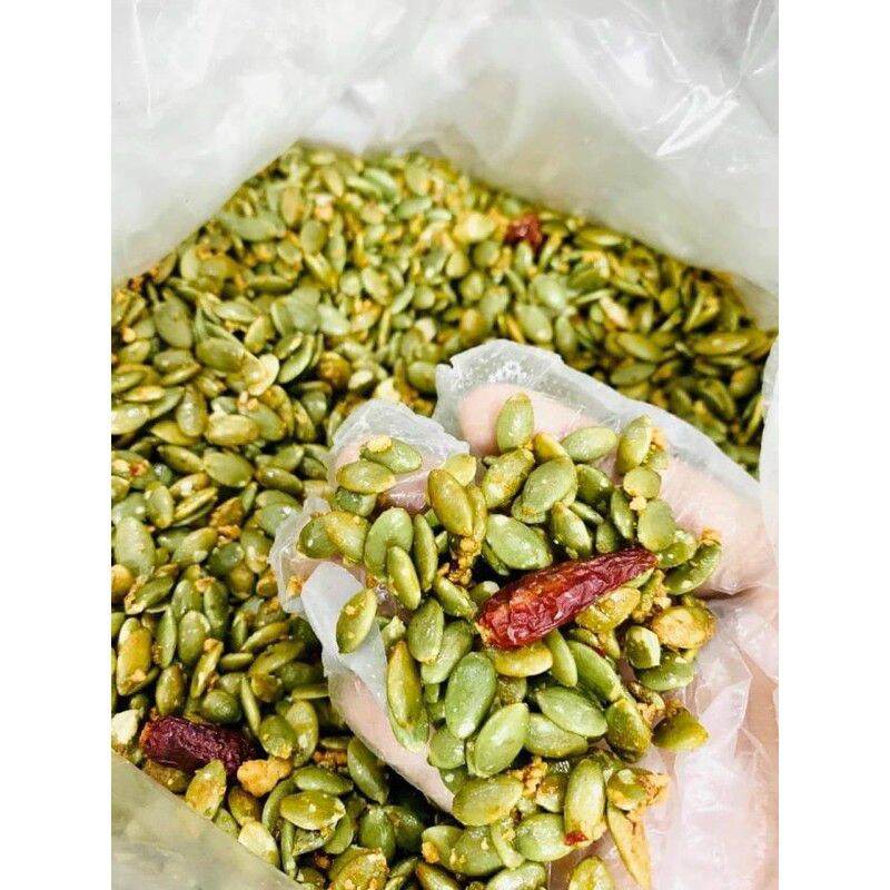 100gr hạt bí rang tỏi ớt