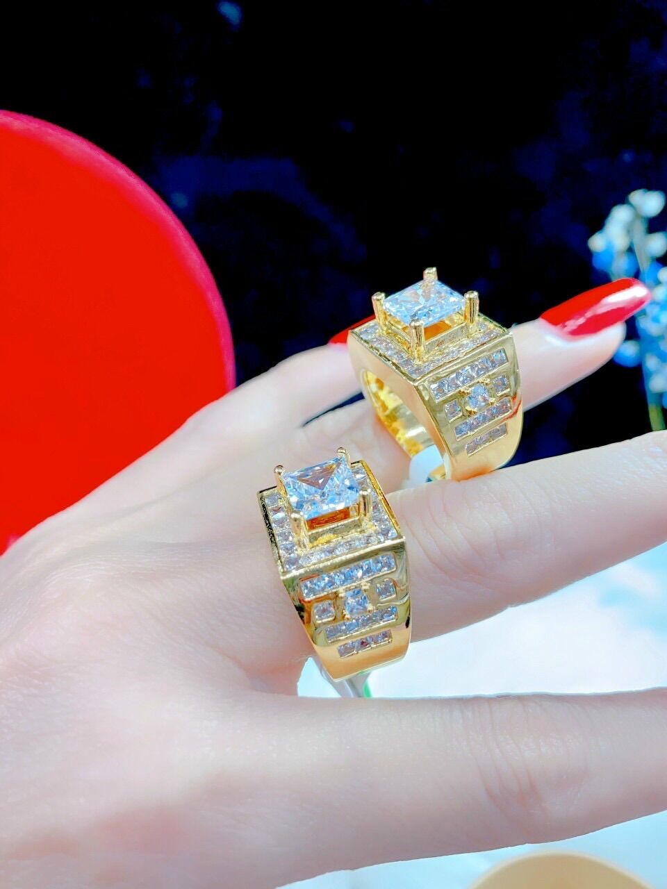 Nhẫn nam mạ vàng 18k cao cấp mẫu mới về