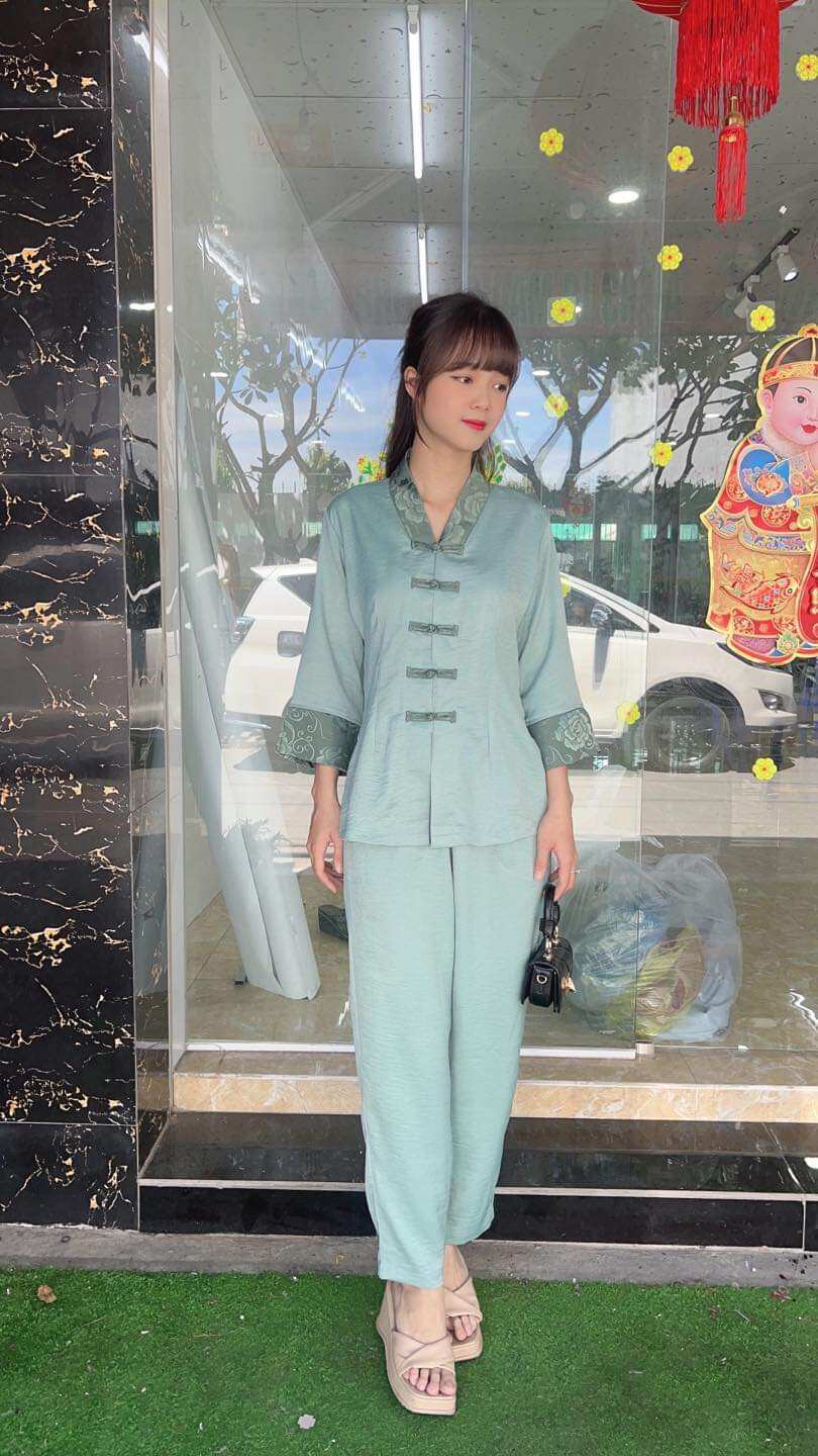 ĐỒ LAM ĐI CHÙA MẪU NỮ LỤA GẤM HÀNG CAO CẤP LOẠI 1