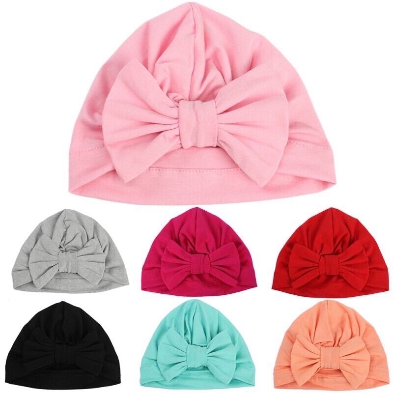 Mủ turban nơ cho bé