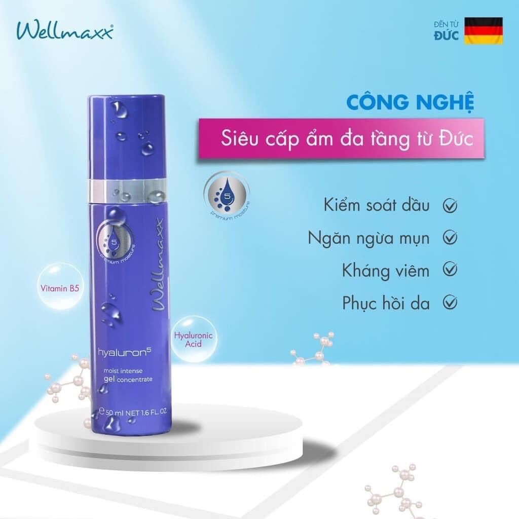( TEM PHỤ ) 𝐇𝐀 𝐇𝐲𝐚𝐥𝐮𝐫𝐨𝐧 𝟓 𝐖𝐞𝐥𝐥𝐦𝐚𝐱 𝐆𝐞𝐥: Gel dưỡng ẩm, siêu phục hồi 𝗪𝗘𝗟𝗟𝗠𝗔𝗫 𝗛𝗬𝗔𝗟𝗨𝗥𝗢𝗡