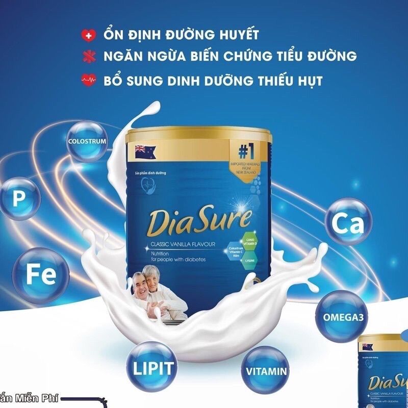 Sưa non tiểu đường Dia Sure 850g