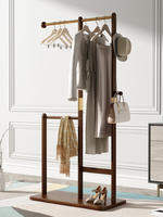 [Creative French Style Wooden Multi-functional Hall Clothes Hanger,Creative French Style Wooden Multi-functional Hall Clothes Hanger,]