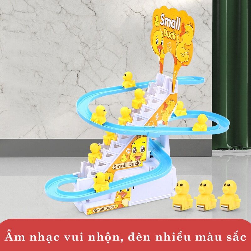 Bộ đồ chơi vịt leo cầu thang cho bé