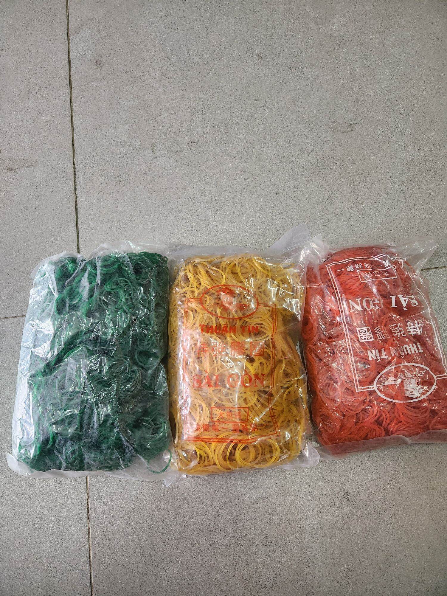 1 bịch dây thun, dây chun 500gram cột đồ loại xuất khẩu