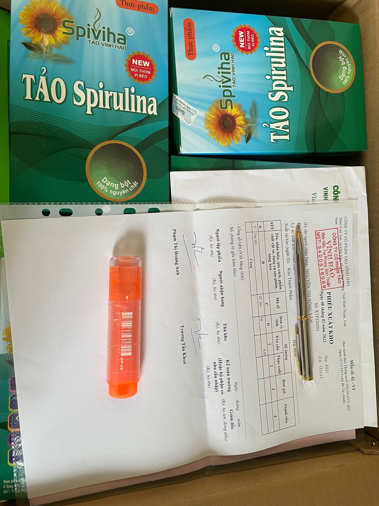 Tảo Spirulina Vĩnh Hảo