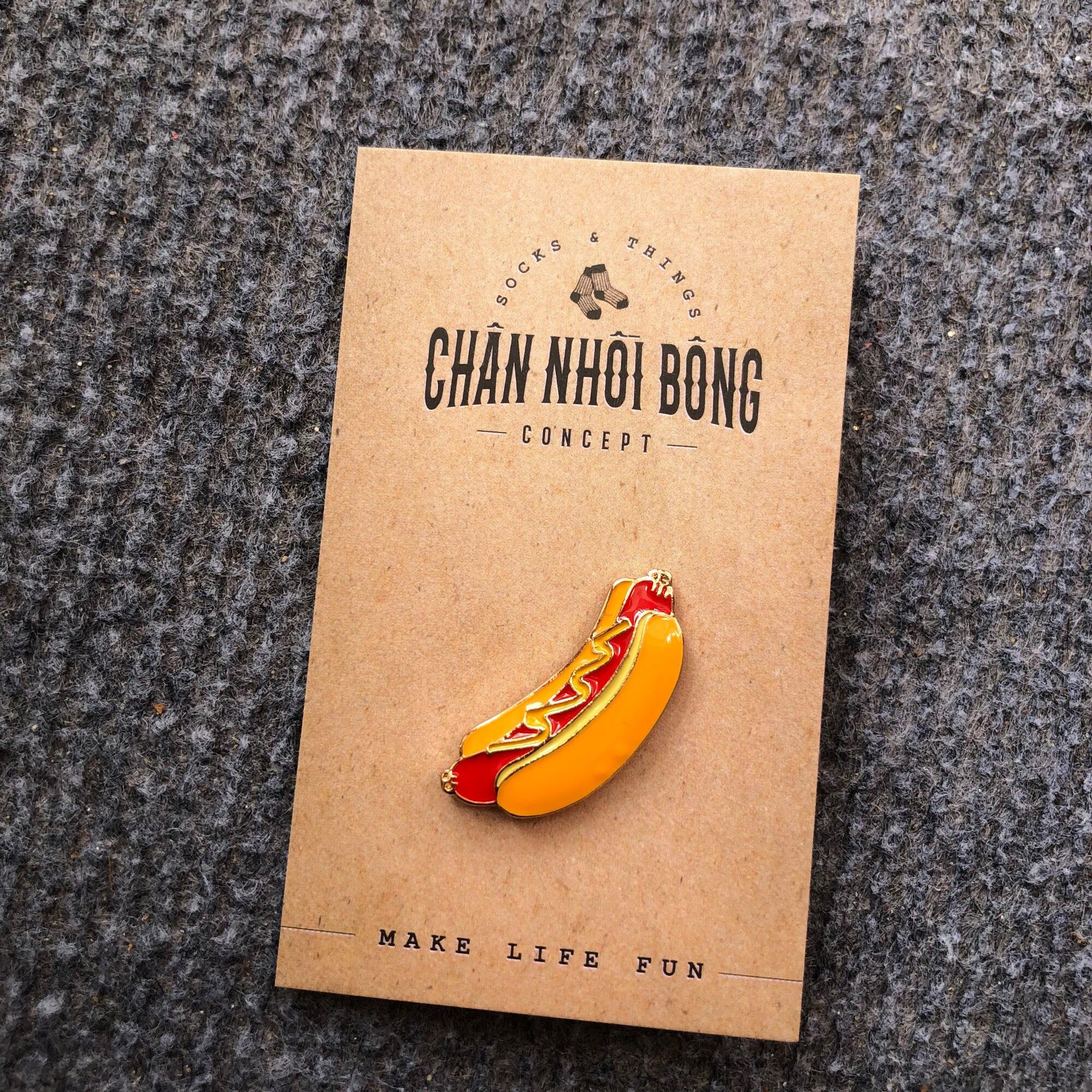Pin cài áo, cài balo - Food