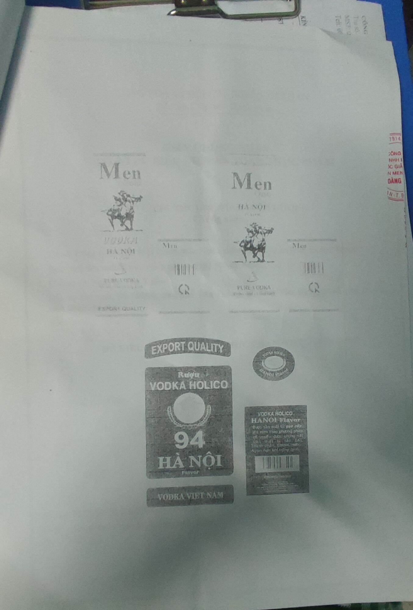 Vodka Hà Nội nhãn xanh 750ml