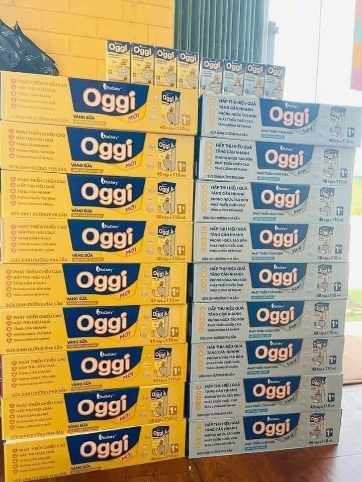 [TRỢ GIÁ ] Thùng Sữa Bột pha sẵn Oggi Ván Sữa 110ml