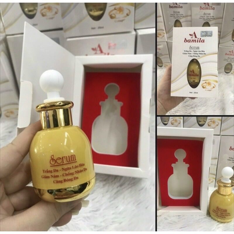 Serum bamila trắng da ngừa lão hoá giảm nám chống nhăn căng bóng da