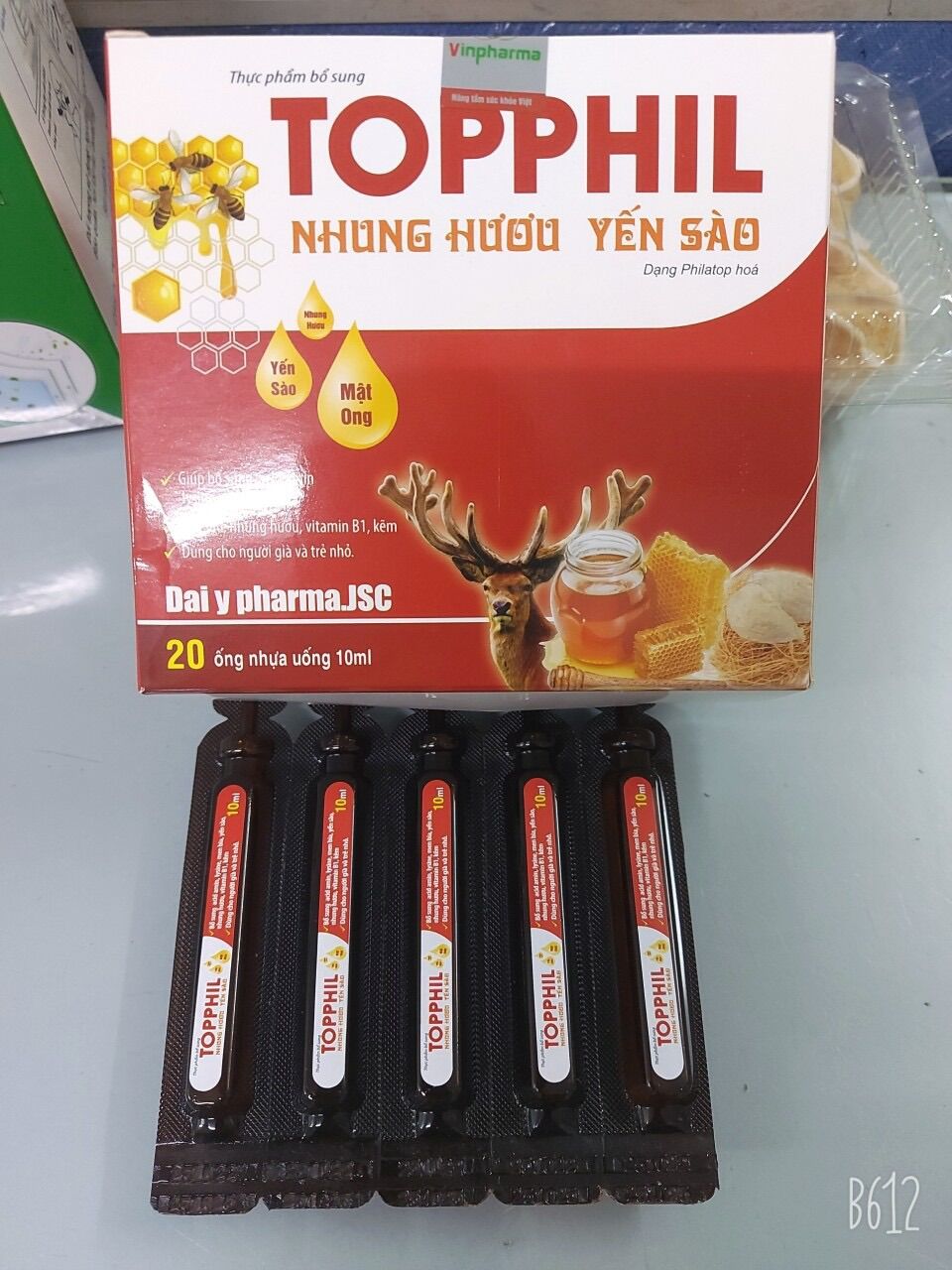 Philatop nhung hươu yến sào Đại Y
