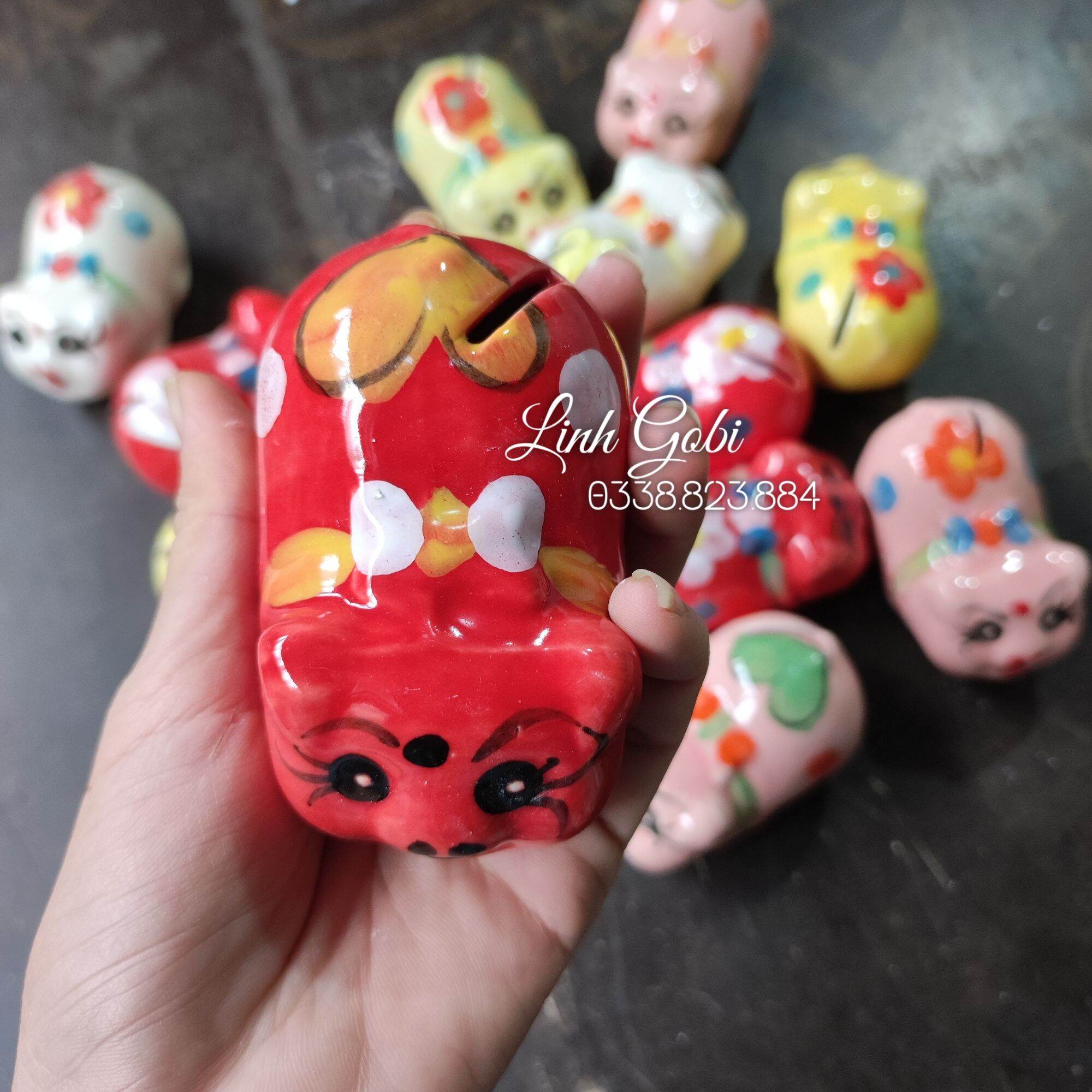 Heo sứ , lợn sứ Mini dáng nằm