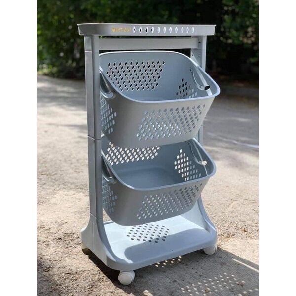 Kệ sọt đựng đồ có bánh xe việt nhật ( 3 tầng , 2 tầng, sọt lẻ)