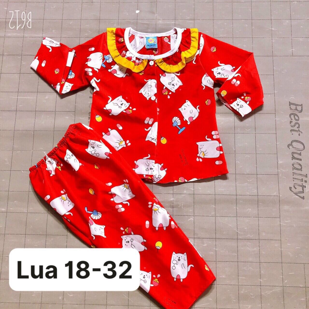[ 10 - 38kg ]  Đồ Bộ Pijama Lụa Bé Gái Size Lớn - Đồ Bé Gái Mặc Nhà - M60