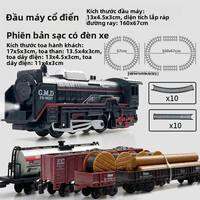 MOMIAN | Bộ Đồ Chơi Tàu Điện Cổ Điển cho Bé Trai
