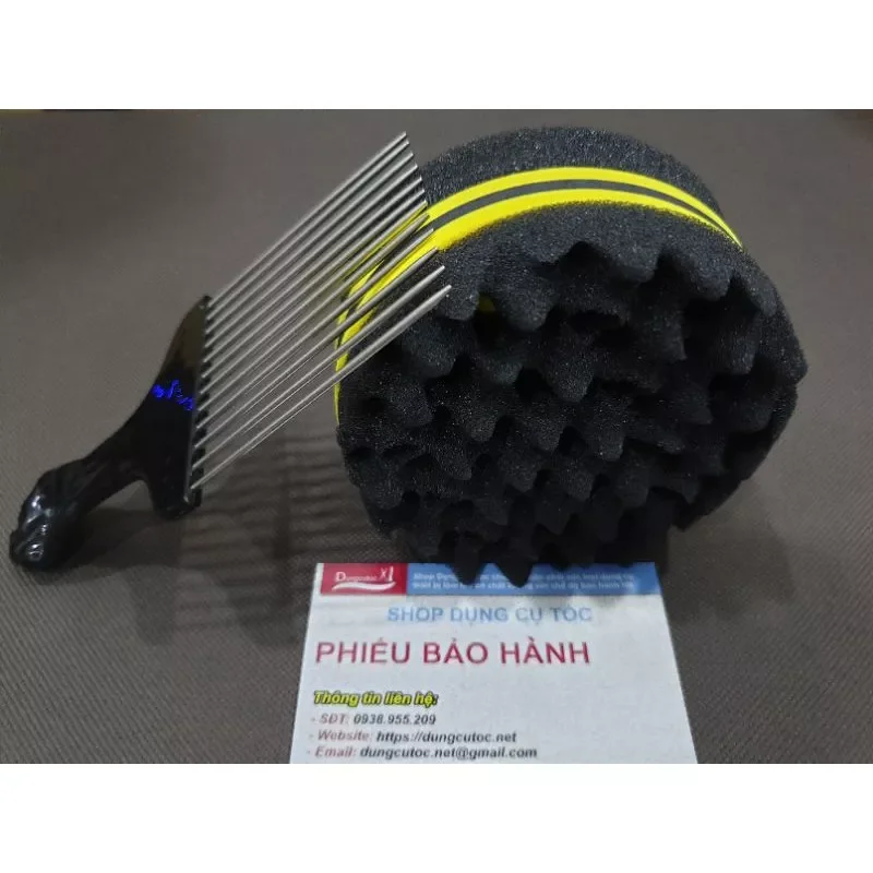 Lược Premlock Chải Bới Tóc Xoăn, Mút Đánh Phồng Tóc Premlock, Dụng Cụ Tạo Kiểu Tóc Châu Phi.