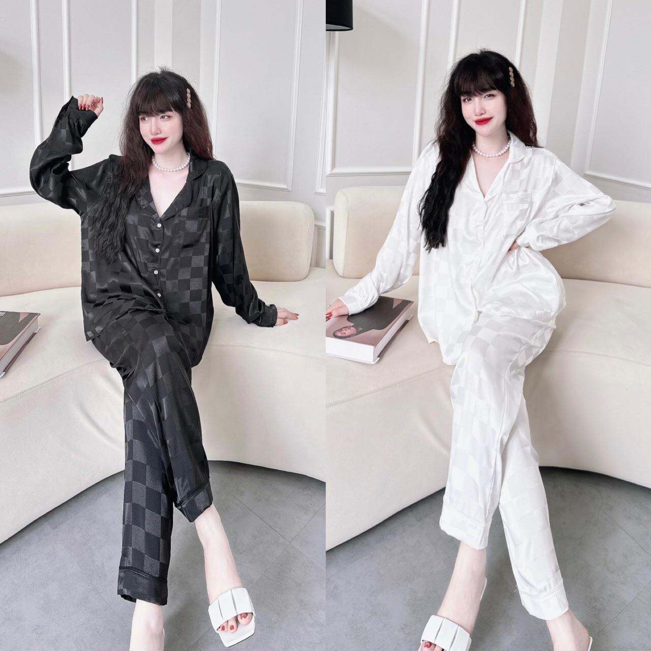 Đồ bộ lụa gấm 50-90kg bigsize quần dài P