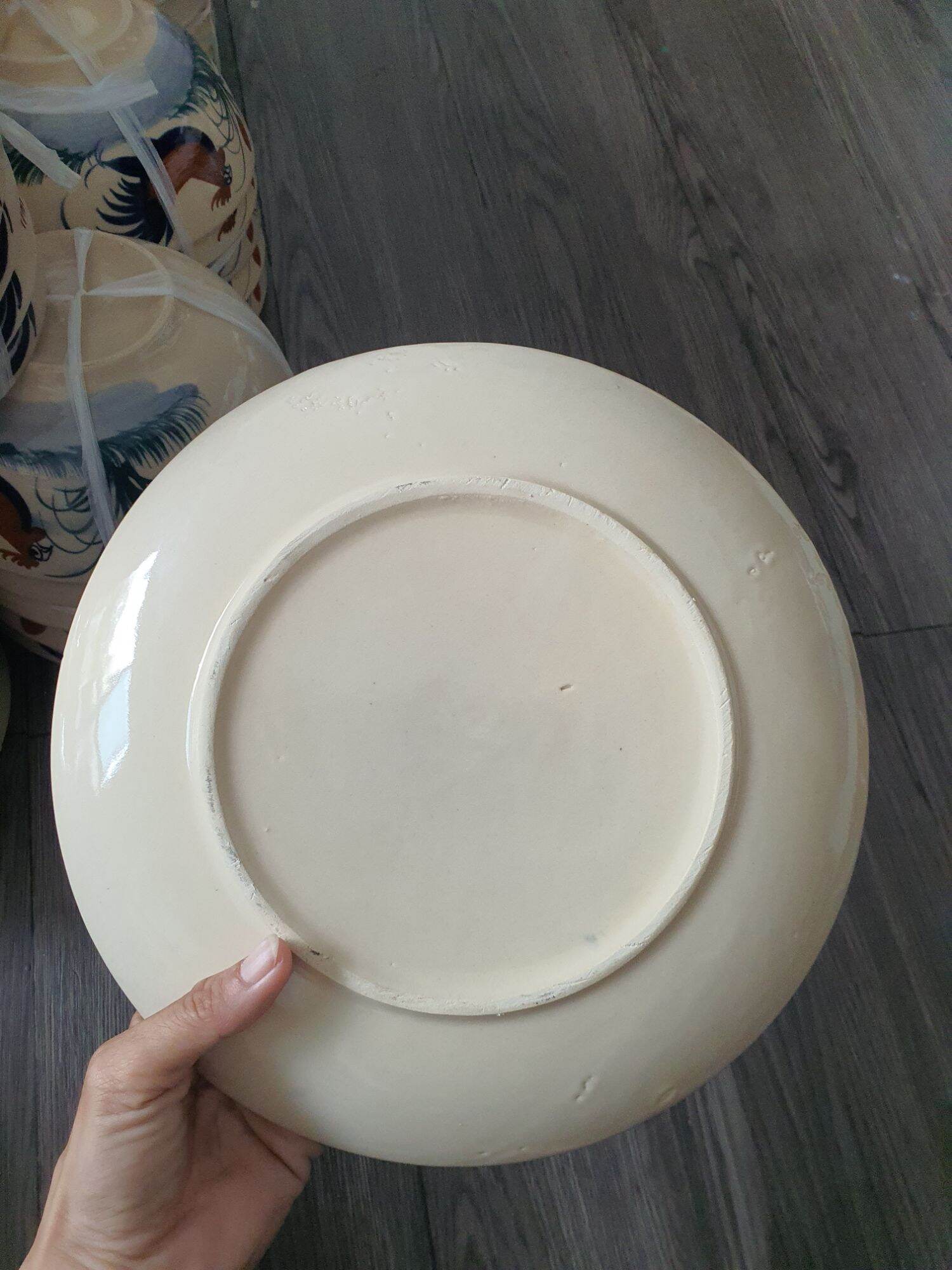 Dĩa sứ con gà cao cấp [ size 30cm]