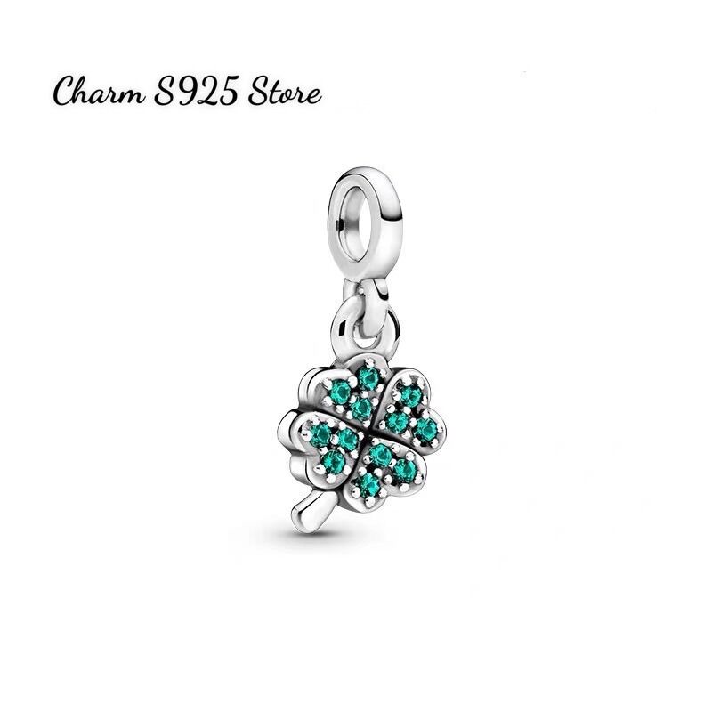 CHARM PAN ALE CỎ 4 LÁ MAY MẮN PAN ME BẠC S925